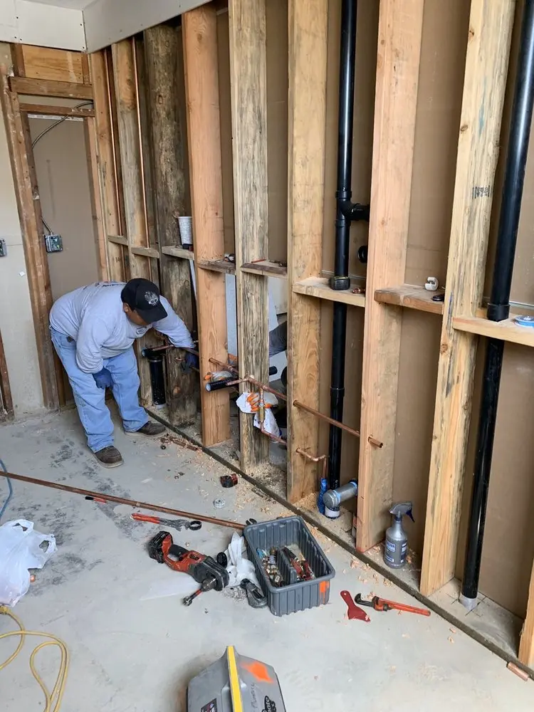 Commercial rough-in plumbing for Water Heater Replacement in Central Florence